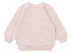 Lyserød sweatshirt med logoprint fra Mads Nørgaard heavenly pink 204741 9586 bagfra